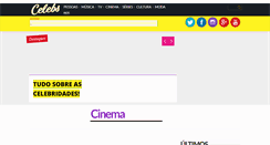 Desktop Screenshot of celebs.com.br